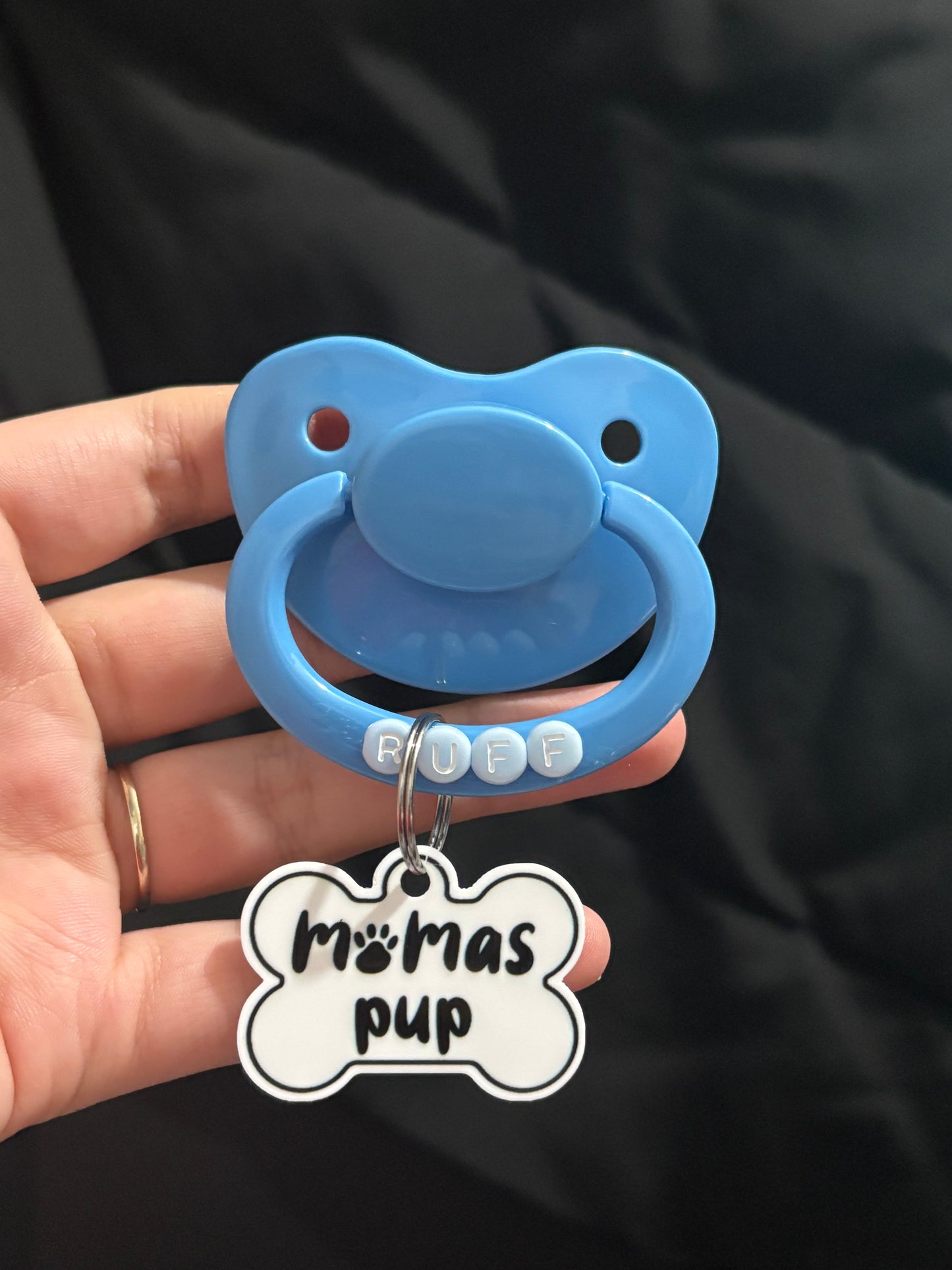 New paci and collar tags