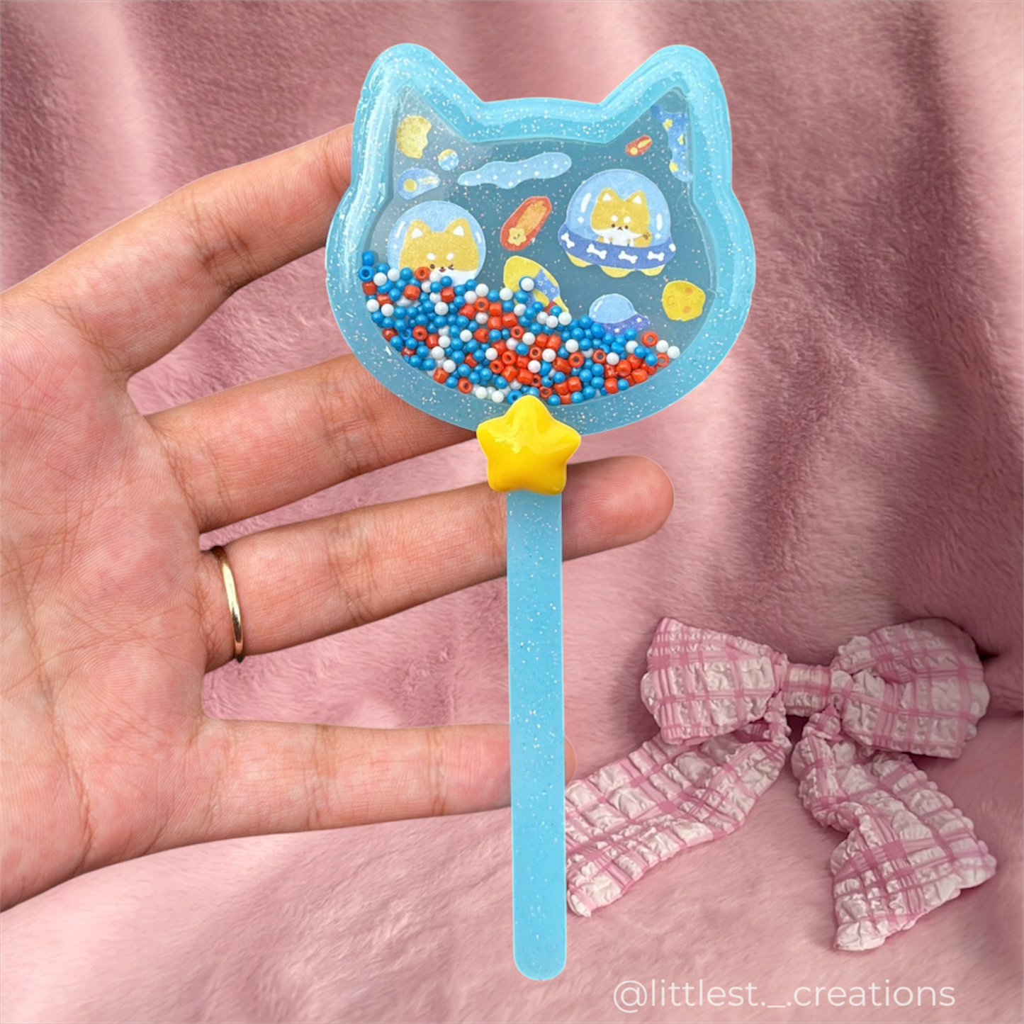 Space fox dry shaker wand