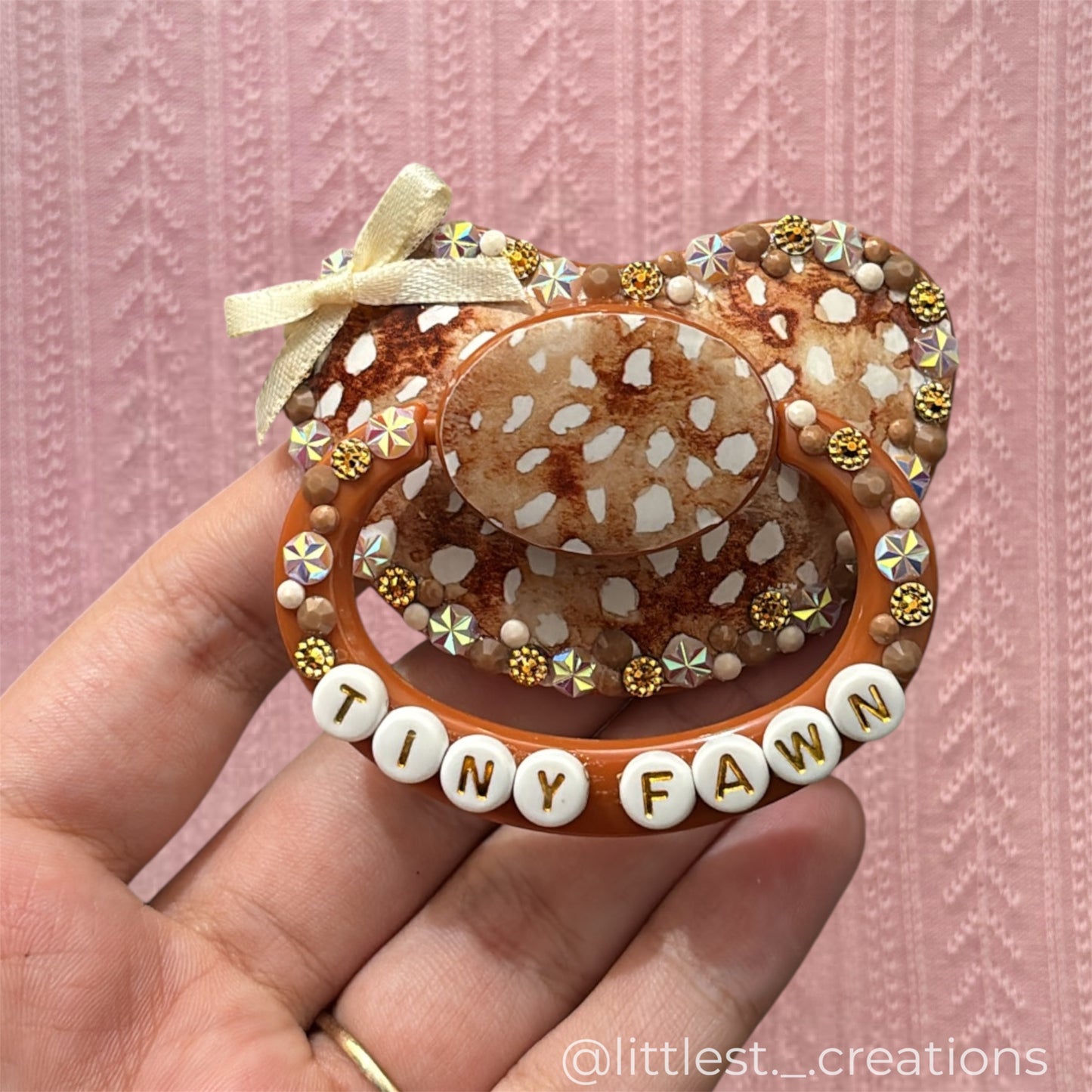 Tiny fawn image paci