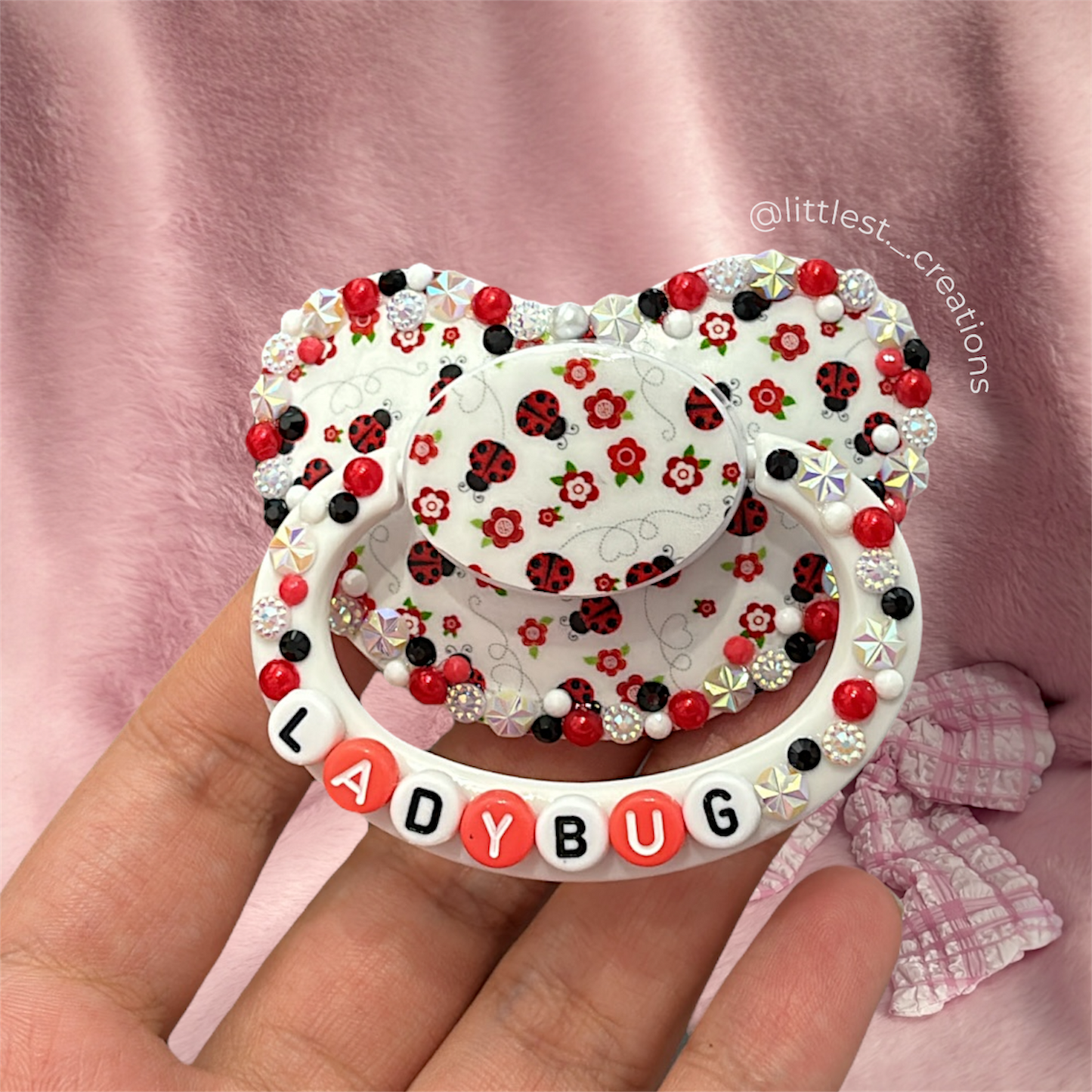Ladybug image paci