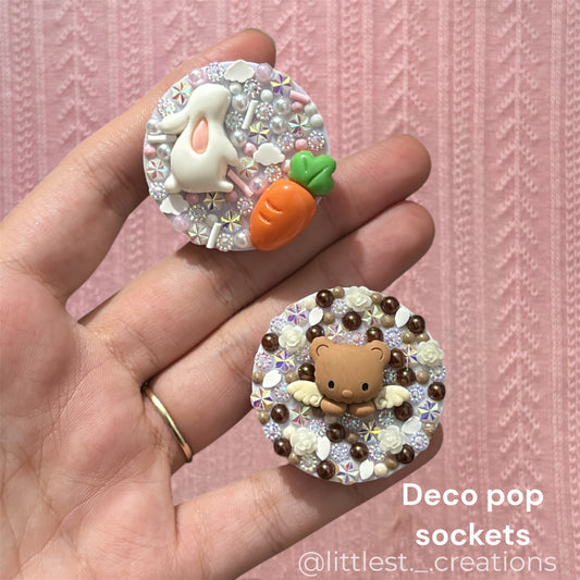 Deco pop sockets!