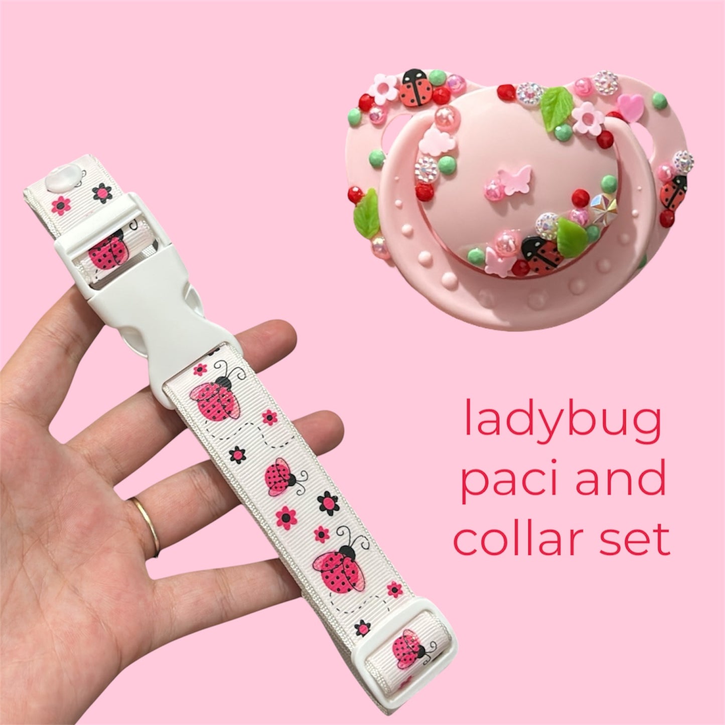 Ladybug and collar bundle!