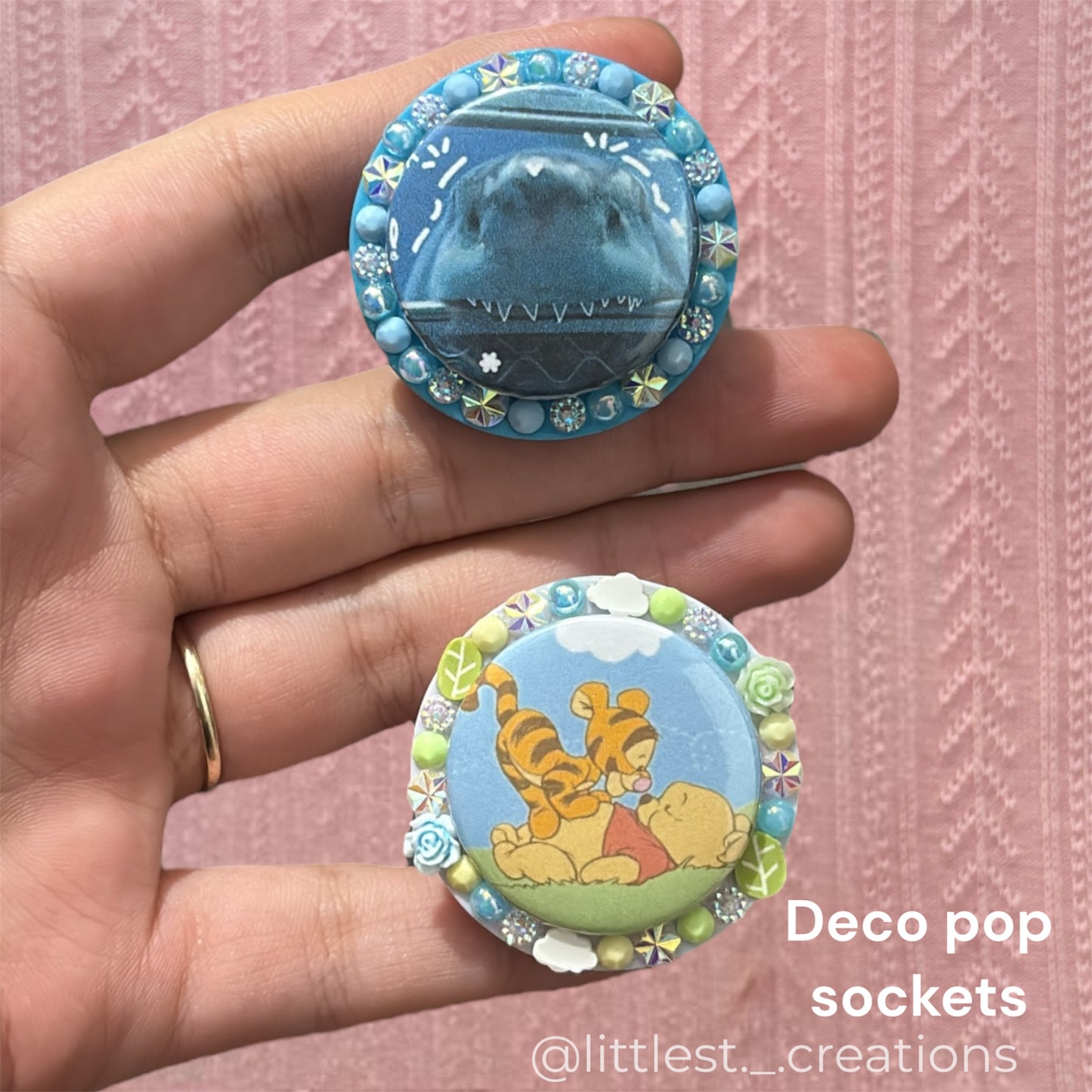Deco pop sockets!