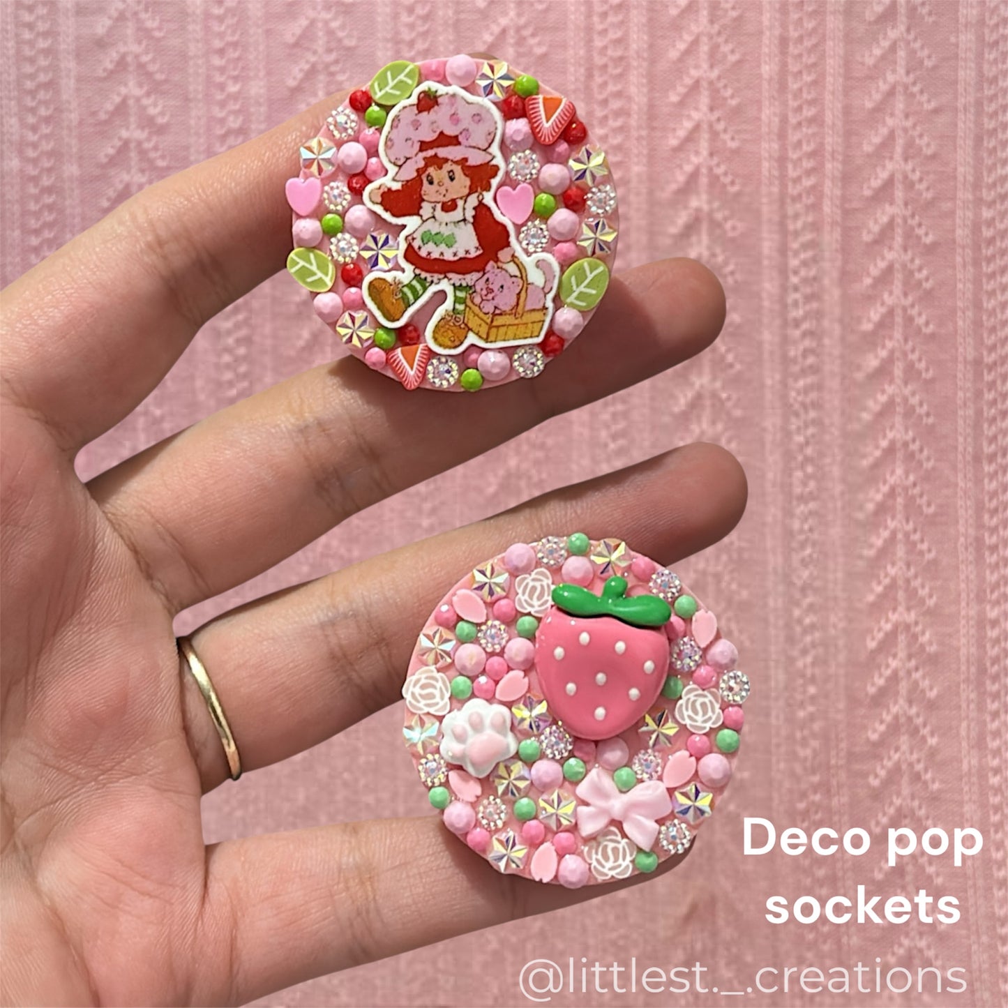 Deco pop sockets!