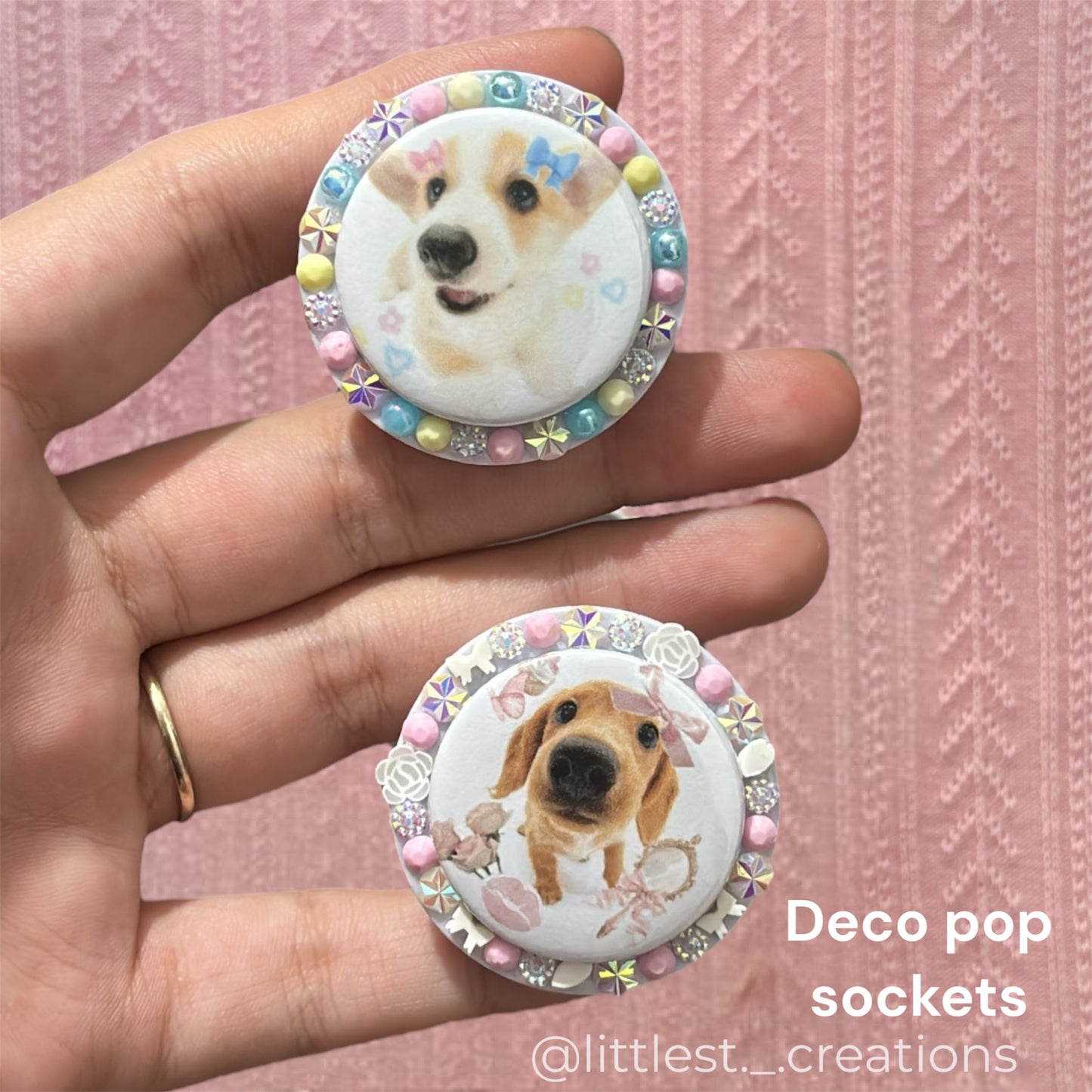 Deco pop sockets!