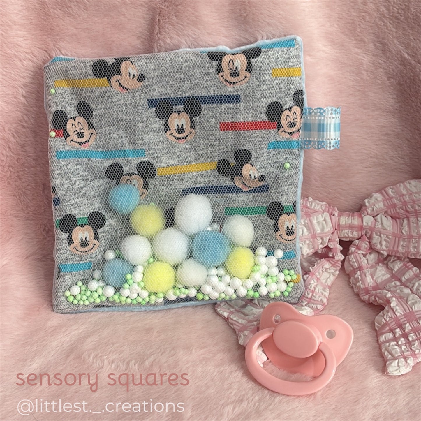 Mickey sensory square