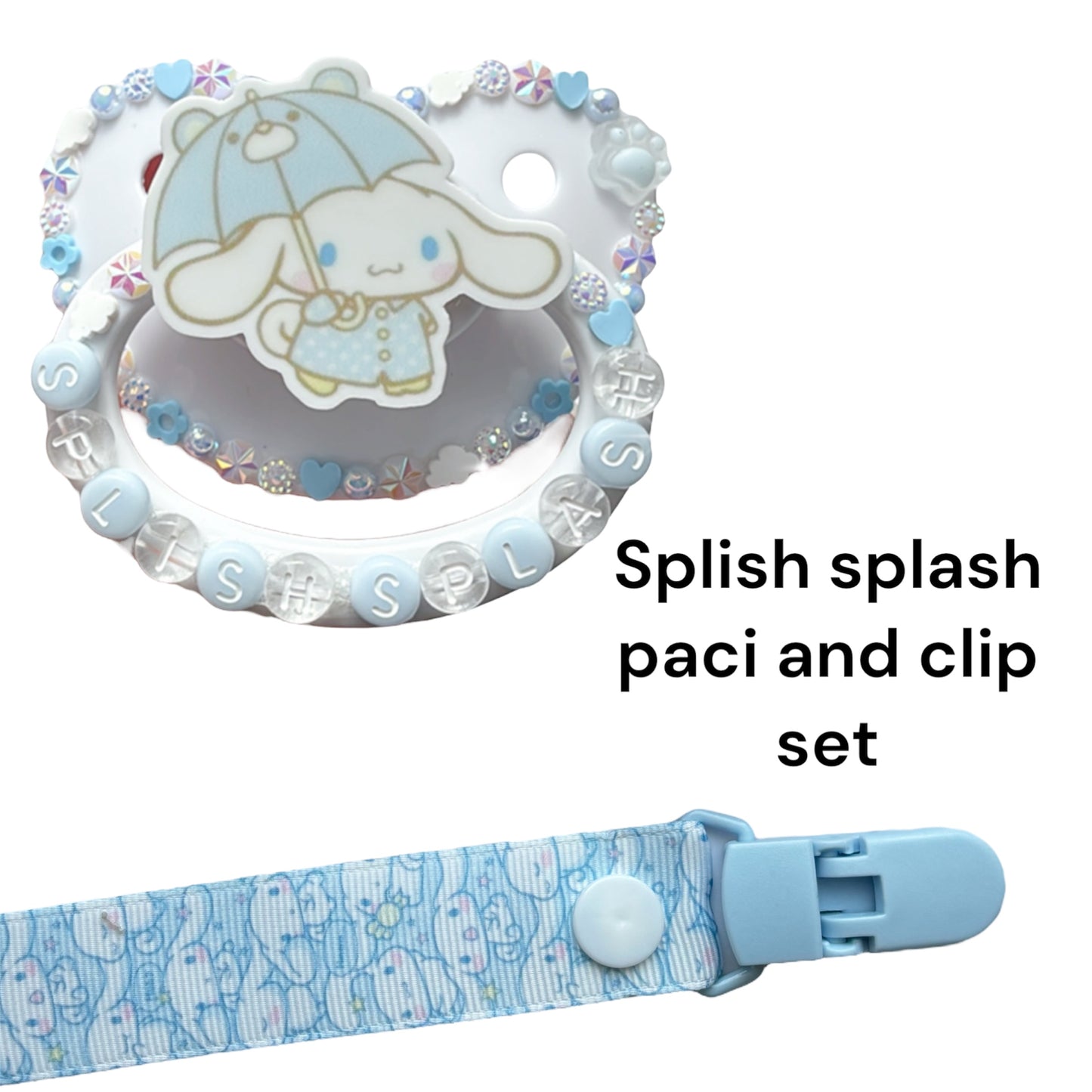 splish plash paci and clip bundle