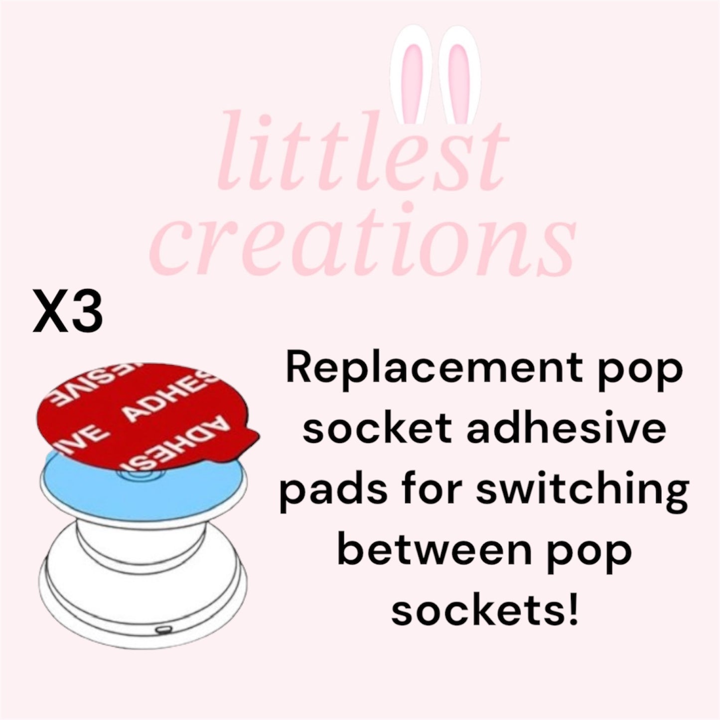 Replacement pop socket adhesive pads!