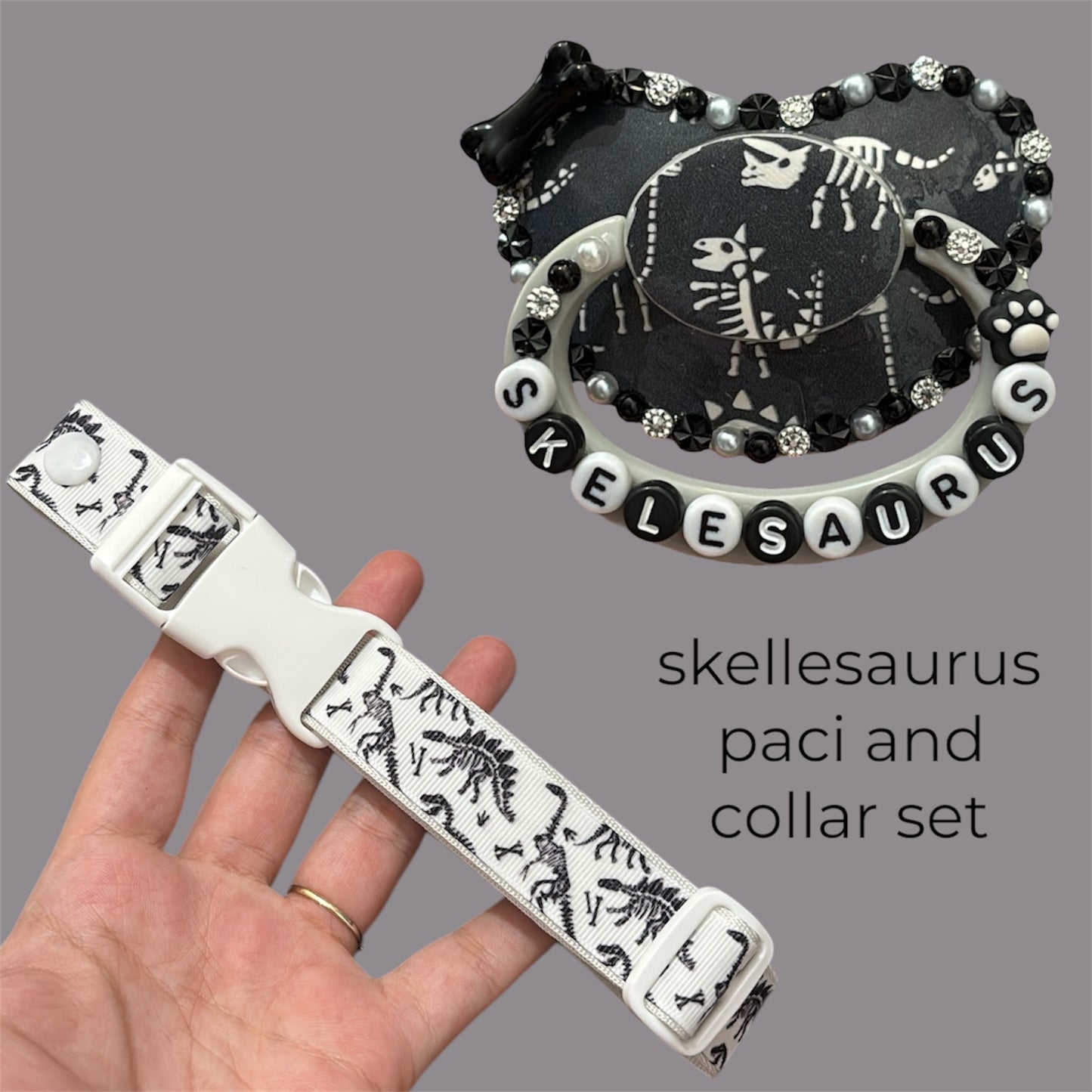 Skelesaurus paci and collar bundle!