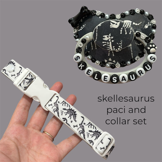 Skelesaurus paci and collar bundle!