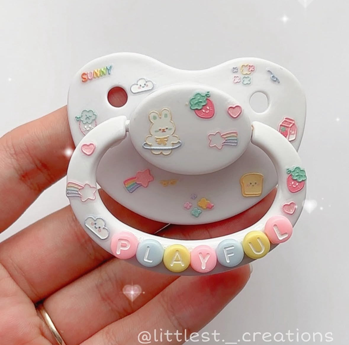 Playful sticker paci preorder