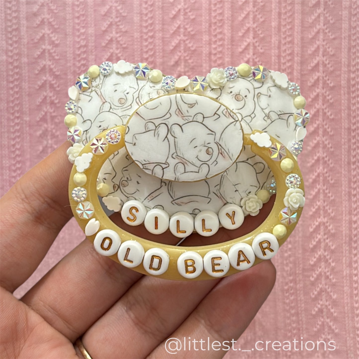 Silly old bear image paci