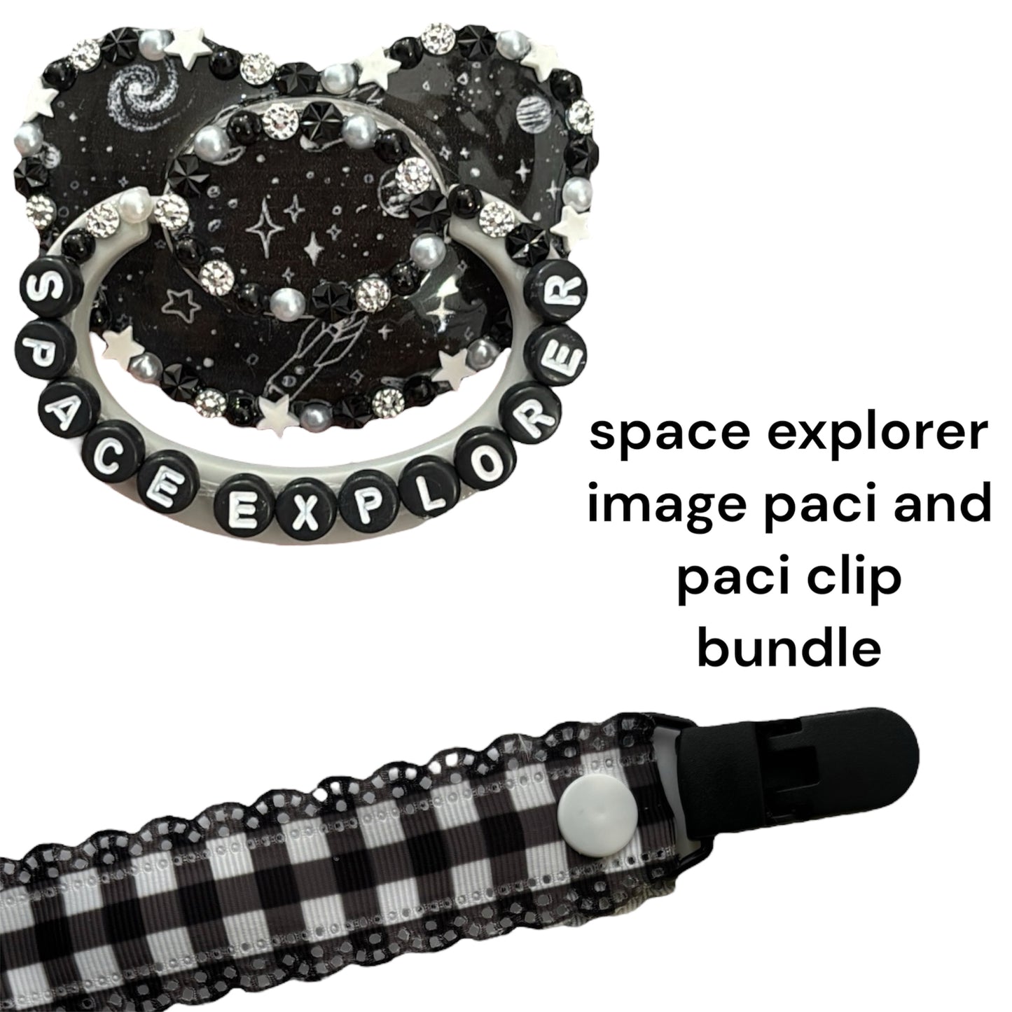 Space explorer paci and clip bundle