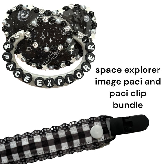 Space explorer paci and clip bundle