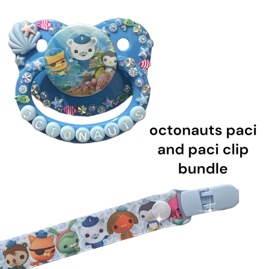 Octonauts paci and clip bundle!