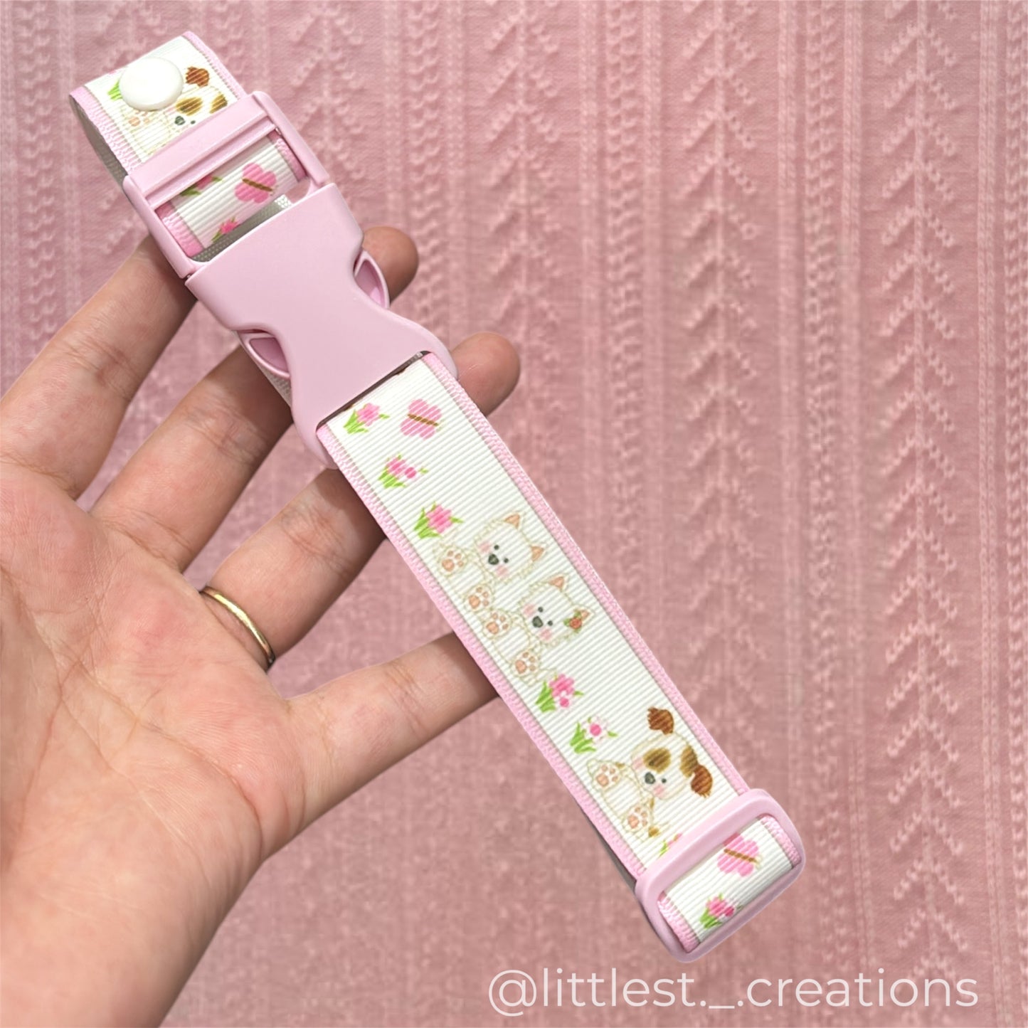 pink puppy petre collar
