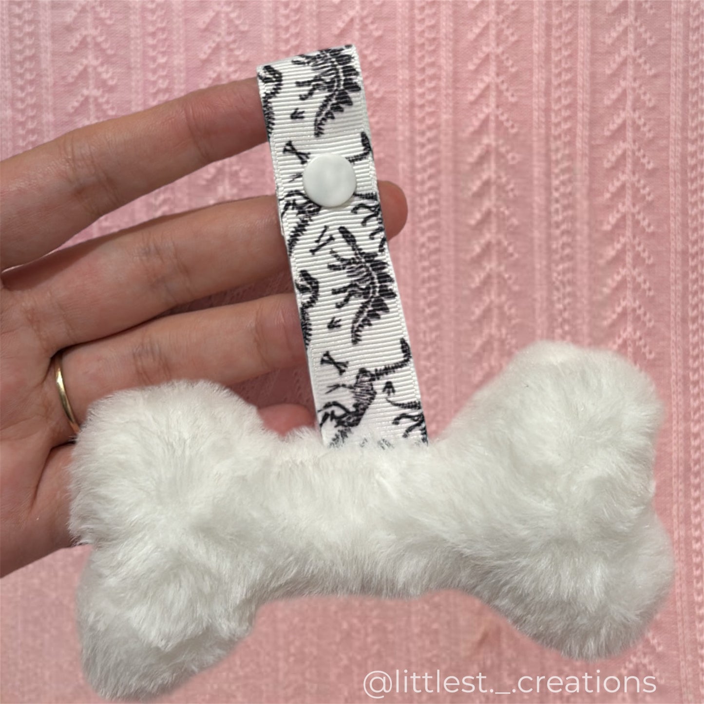 fossil bone paci clip
