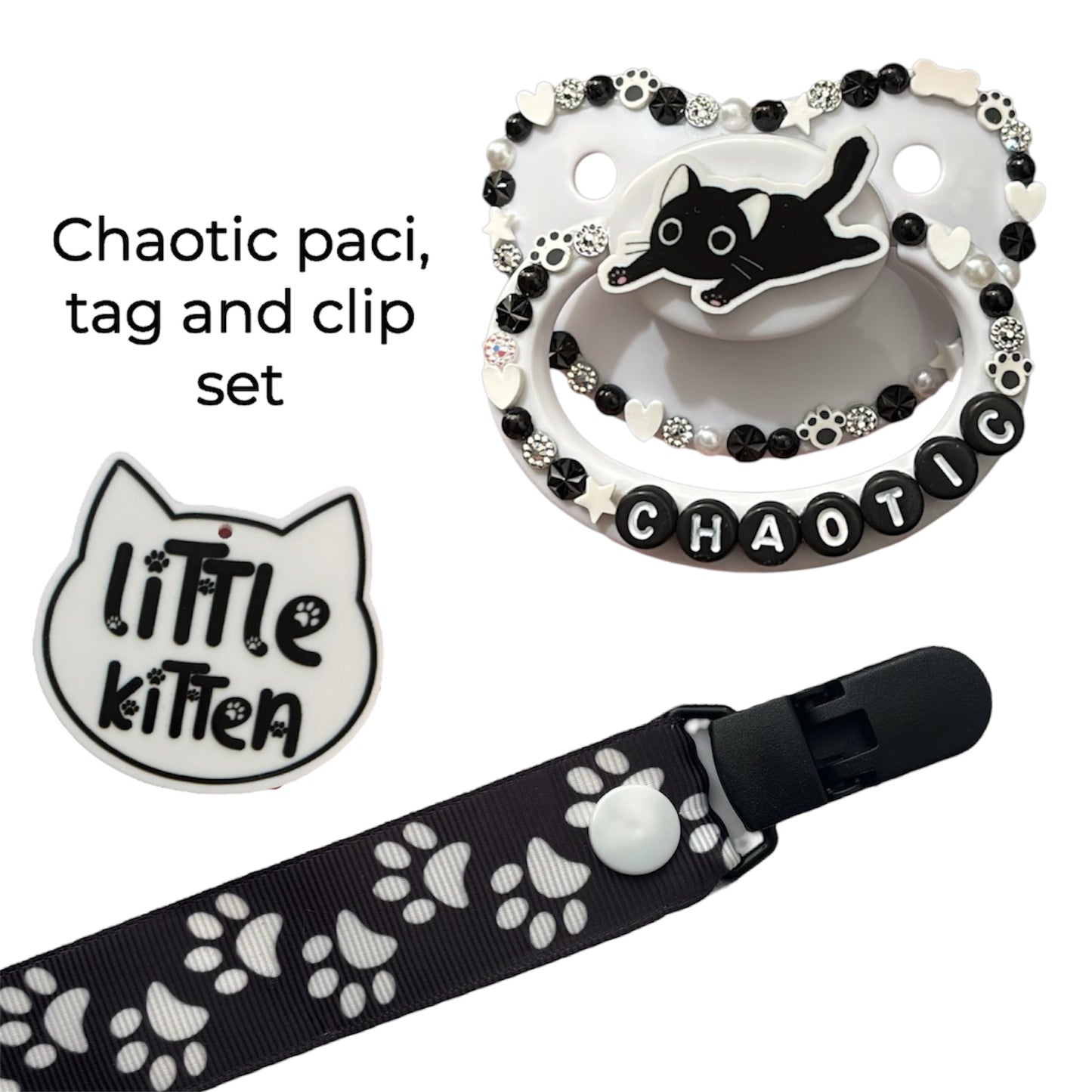 Chaotic paci, tag and clip bundle!