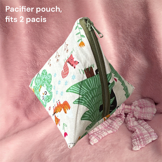 Woodland pacifier pouch