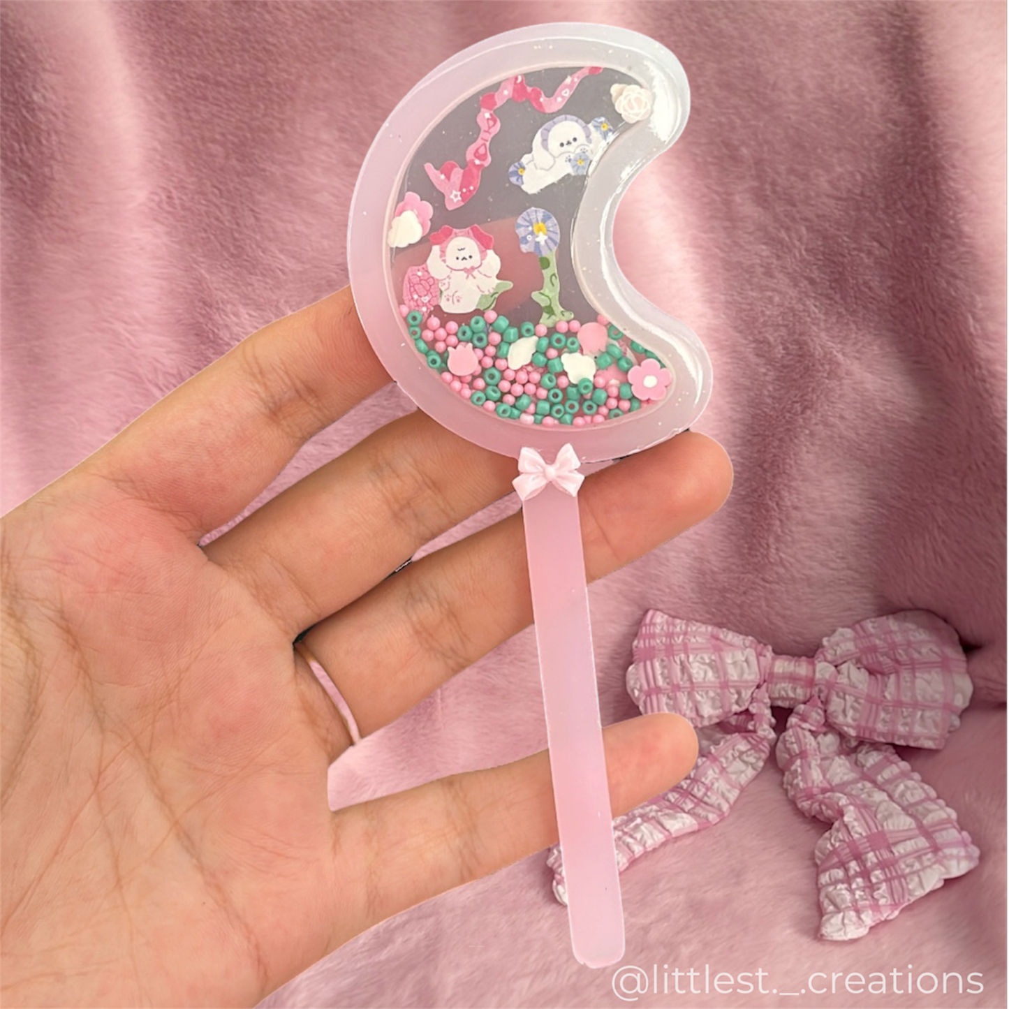 Moon bunny dry shaker wand