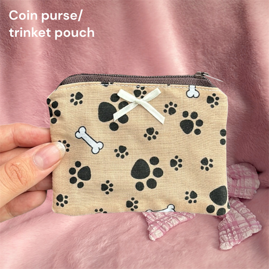 Puppy coin purse/trinket pouch