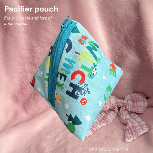 Animals pacifier pouch