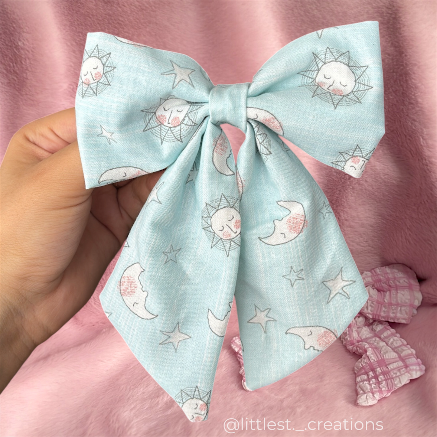 Celestial hair bow