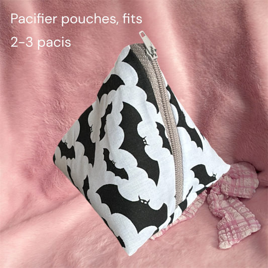 Bat pacifier pouch