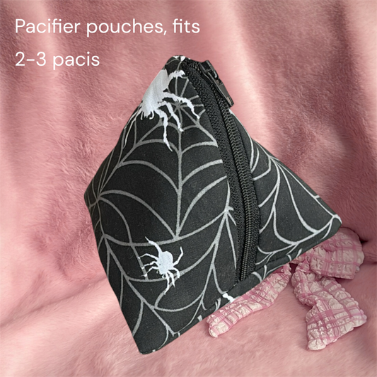Spider pacifier pouch