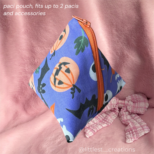 Spooky pacifier pouch