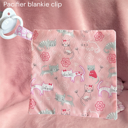 Pacifier blankie clip unicorn