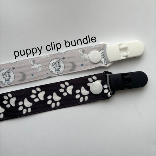 Puppy paci clip bundle