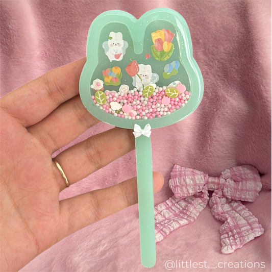 Bunny floral dry shaker wand