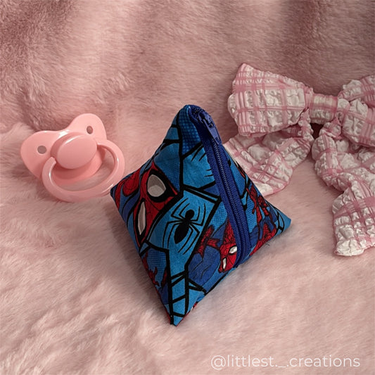 Spiderman paci pouch