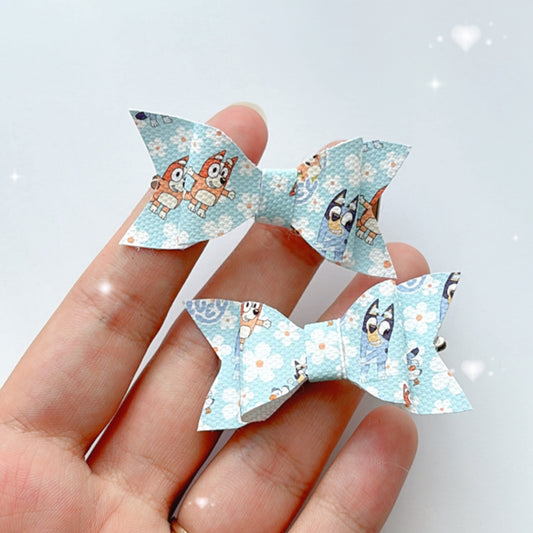 Bluey and bingo  mini bow set