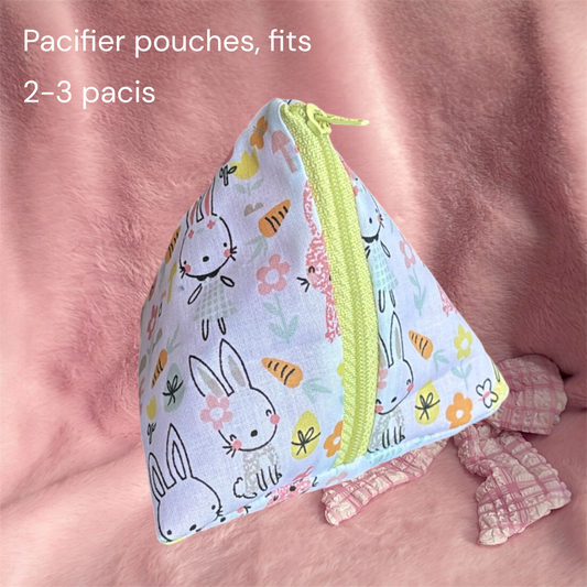 Bunny pacifier pouch
