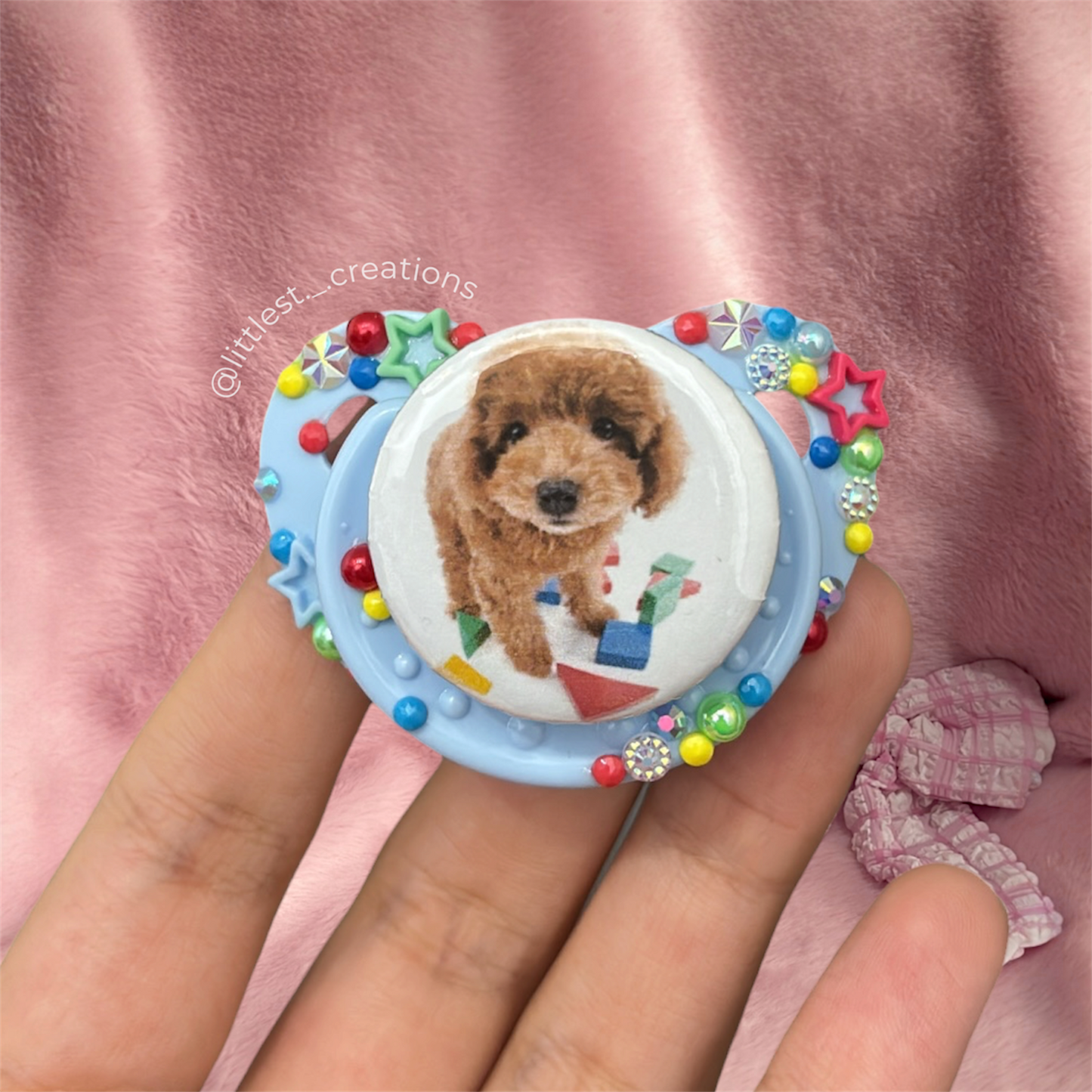 Puppy small shield paci