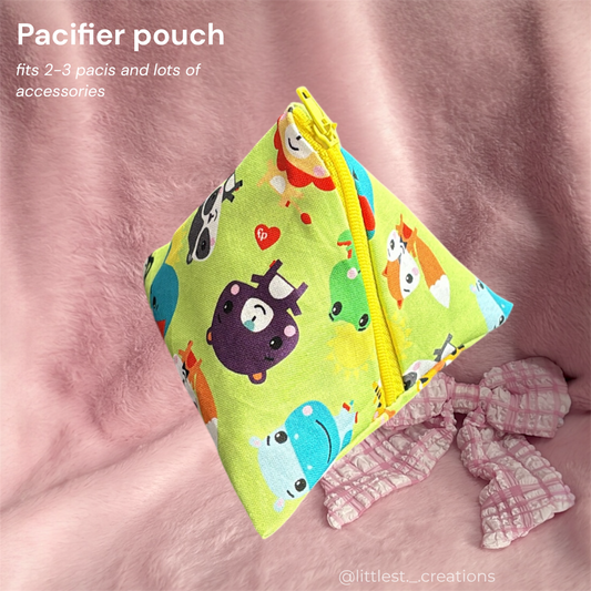 Animal pacifier pouch