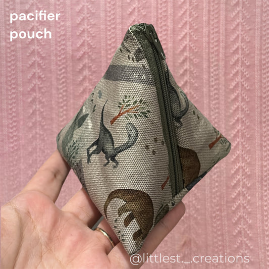 Dino paci pouch