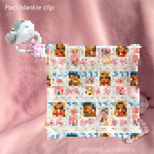 Ocean princess blankie clip