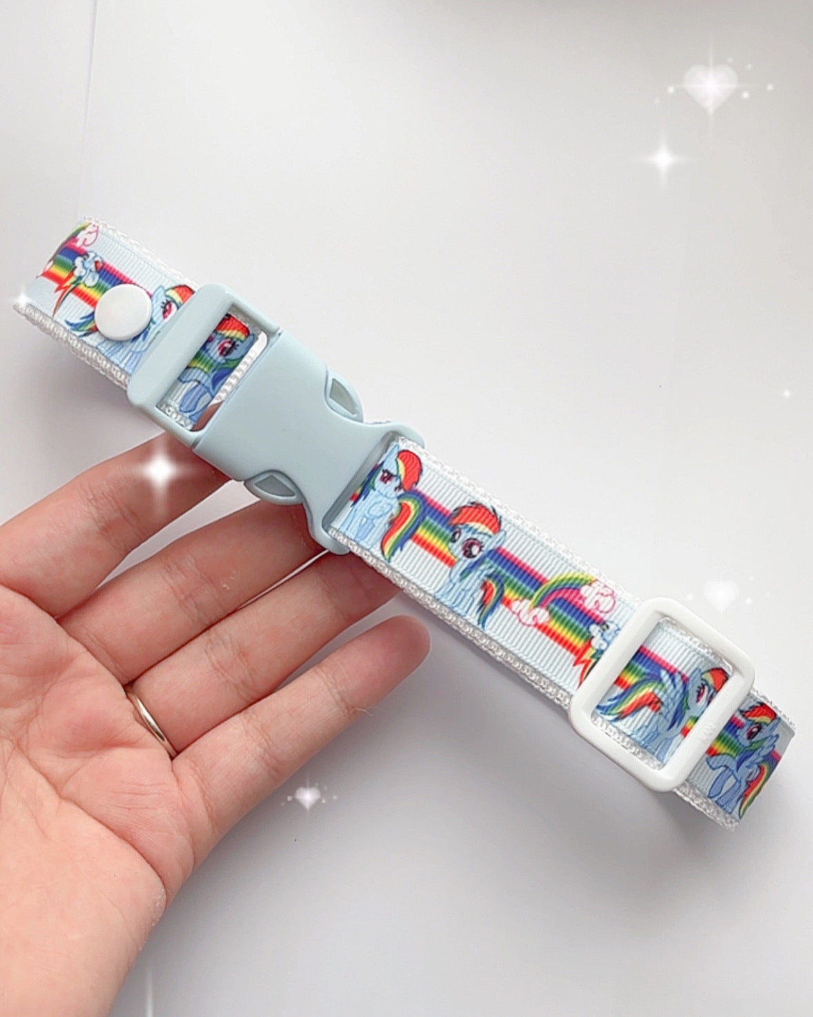 Rainbow dash petre collar