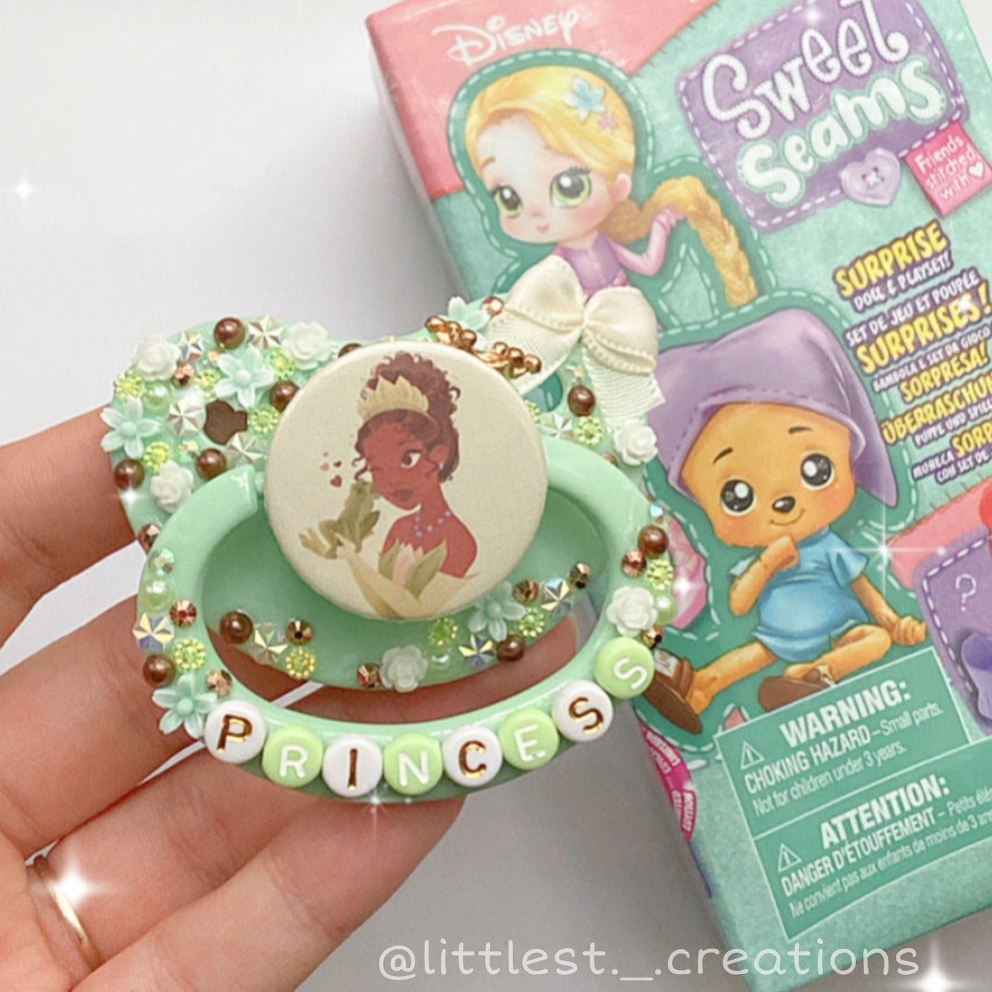 Princess tiana Deco Pacifier *PACI ONLY*