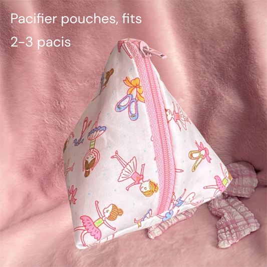 Ballet pacifier pouch