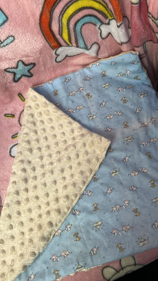 circus sensory blankie