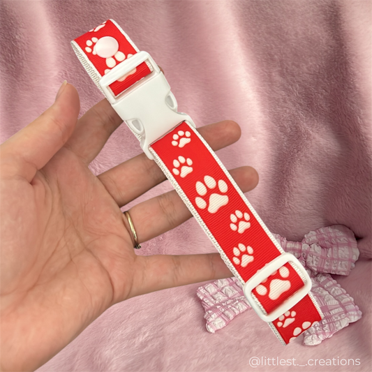 Red paw petre collar