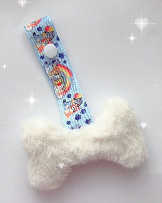 Bluey bone paci clip