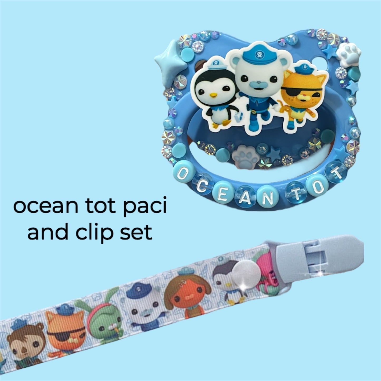 Ocean tot paci and clip bundle!
