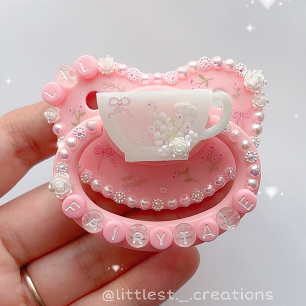 Lil fairytale sticker shaker paci