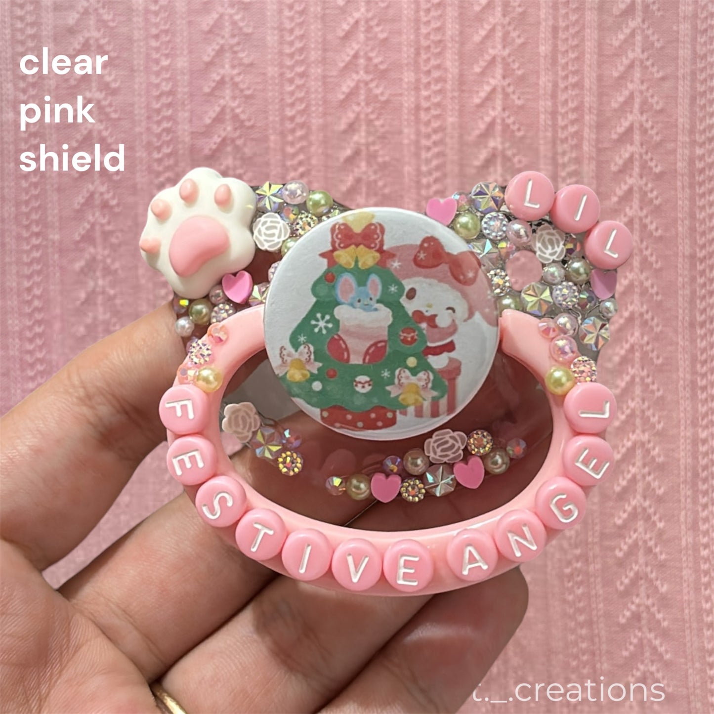 Lil Festive Angel Deco Paci
