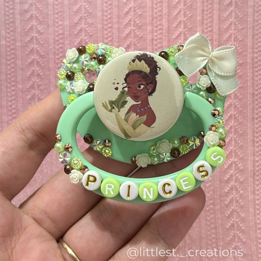 Princess tiana Deco Pacifier *PACI ONLY*